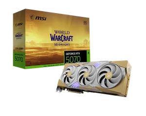 GeForce RTX 5070 12G World of Warcraft® MIDNIGHT LIGHT EDITION OC